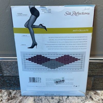 Hanes Silk Reflections Anti-Cellulite Control Top AB Pantyhose Barely there
