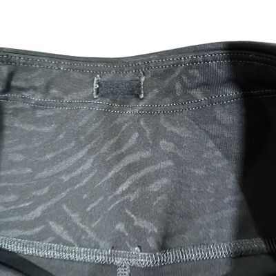Athleta Ultimate Stash Pocket Printed Capri Leggings Black Cheetah Size XSP
