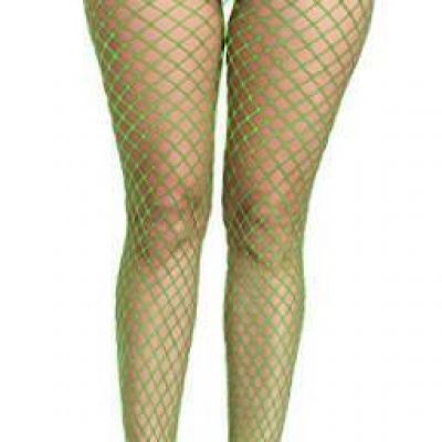 Women's Fishnet Stockings Sexy Tights High Waisted Pantyhose 11green2