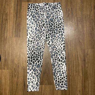Roaman's Cheetah Print Leggings Womens Stretchy Plus Size 14/16 M 32