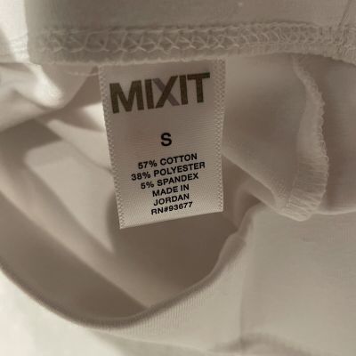 Mixit Fashion Womens Crop  Leggings : White - Small - New