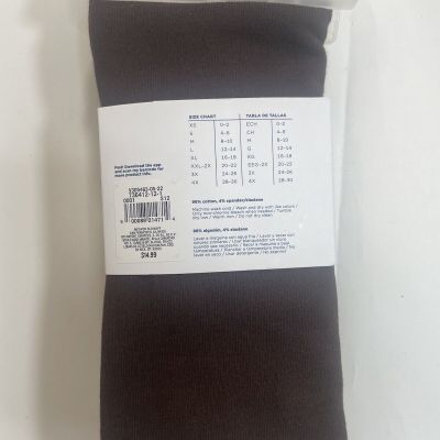Old Navy Women's Solid Brown High-Waisted Jersey Ankle Leggings