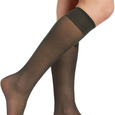 Women'S All Day Knee High Pantyhose with Reinforced Toe
