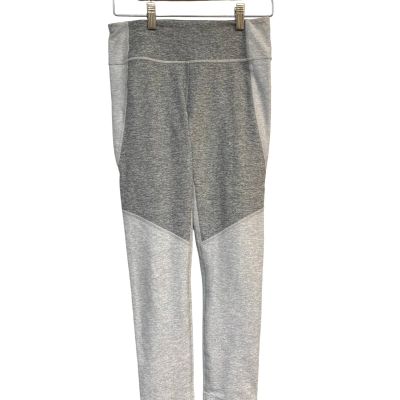 OUTDOOR VOICES gray two-tone workout leggings size S