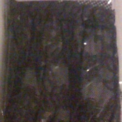 Grey Lace Top Thigh High Fishnet Stockings lot of 5 size M New