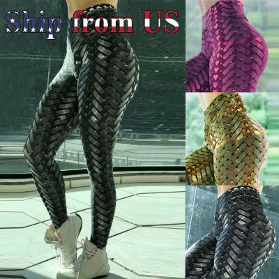 Women Compression Fitness Leggings Running Yoga Gym Active Sport Workout 3D Pant