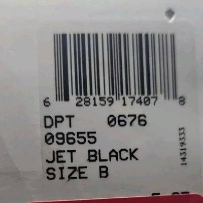 Set Of 2 Shimera Size B Control Top Pantyhose Off & Jet Black Style 9654b 09655