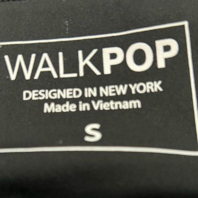 Walkpop Black Shiny Leggings Size S