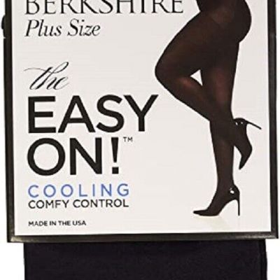Berkshire Plus Size Easy On Cooling Control Top Tights, 5x-6x, Navy