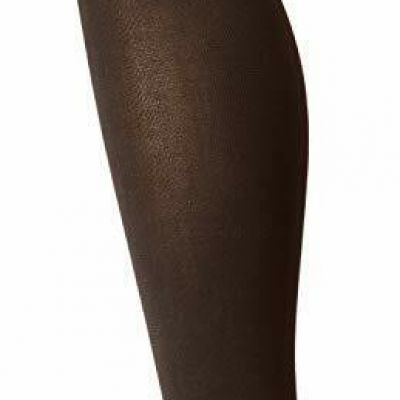 DKNY Women's Opaque Coverage Control Top Tights, Coffee Bean, Small/Petite