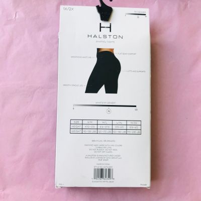 HALSTON shaping tights Black  Flat seam comfort Size: 1X / 2X