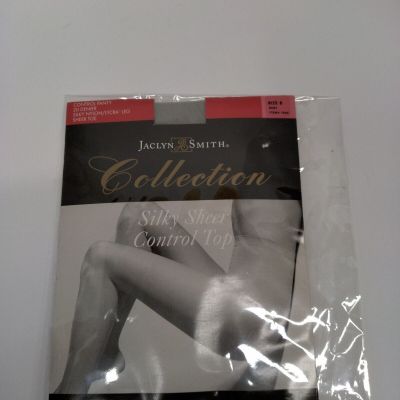 Jaclyn Smith Collection Silky Sheer Control Top Pantyhose Size B Fawn