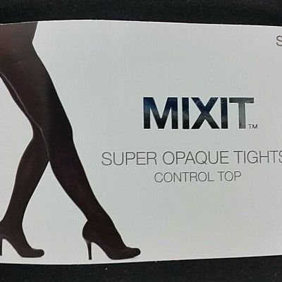 ( 1 )MixitSUPER OPAQUE TIGHTS CONTROL TOP - Black Size S