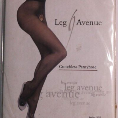 Leg Avenue Red Crotchless Pantyhose Style 1905 (Q) One Size 90-165 Lbs. Or 1X/3X