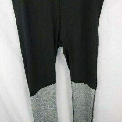 Zone Pro Black/Gray/White Leggings Workout Active Wear Pants Size 2X