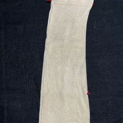 Rare Edwardian Stockings Flapper Antique Vintage Ecru Hosiery Wedding Bridal