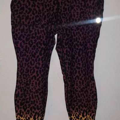 Torrid Active Performance Core Full Length Leggings Women’s Size 1 Leopard Ombré