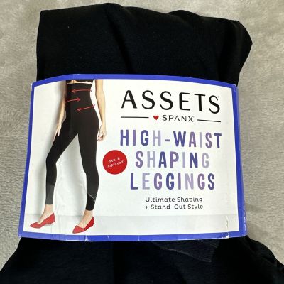 Women’s Assets Spanx High Waist Shaping Leggings Black Size 1X