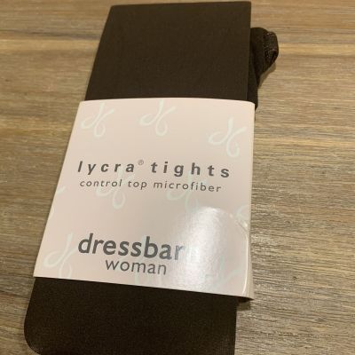Dress Barn Woman Lycra®? Tights- Control Top - Brown Size 1x-2x