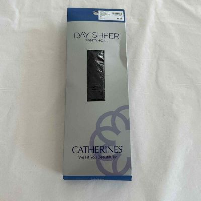 Catherines Pantyhose Day Sheer Hosiery Panty Nylon Black Plus Size D NEW