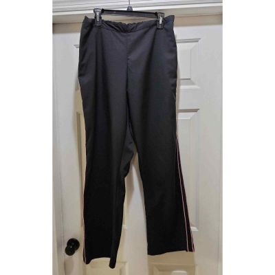 Bolle Vintage Y2K Black Pink Track Tennis Pants Size 1X