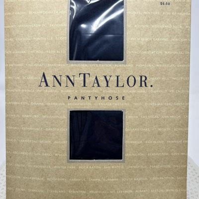 NEW Ann Taylor Microfibre Light Opaque Control Top Pantyhose Sz Med Color Ink