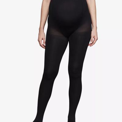 A Pea in the Pod Maternity Blackout Opaque Tights Black Size B