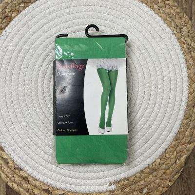 Spencers Body Rage Green Opaque Tights Pantyhose Size M/L NEW Costume Cosplay