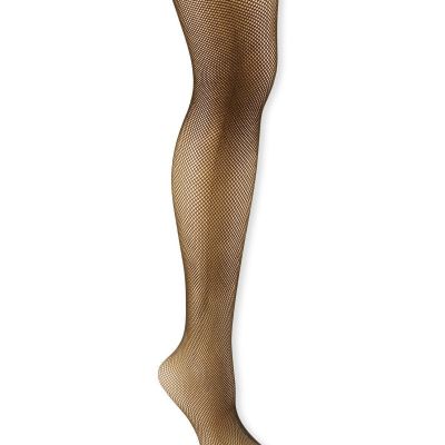 Ladies Fishnet Gothic Tights Sheer Green Size S/M