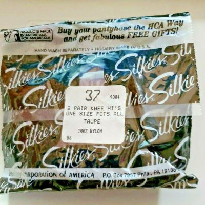 Silkies Knee Hi's Stockings ( 2 pair/package ) - #37 TAUPE
