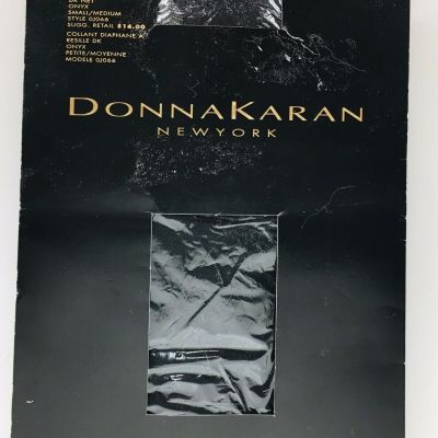 Donna Karan New York Vintage Onyx Net Pantyhose Size S/M Deadstock