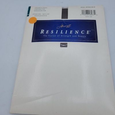 Hanes Resilience Control Top Enhanced Toe Pantyhose Gentlebrown Size CD -D01-NEW