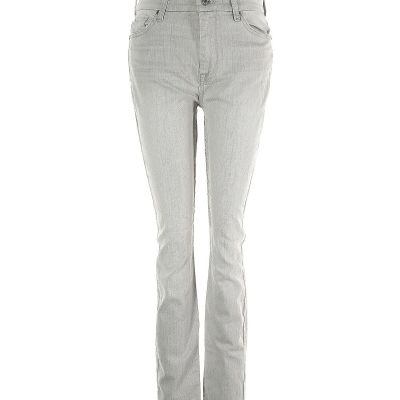7 For All Mankind Women Gray Jeggings 29W