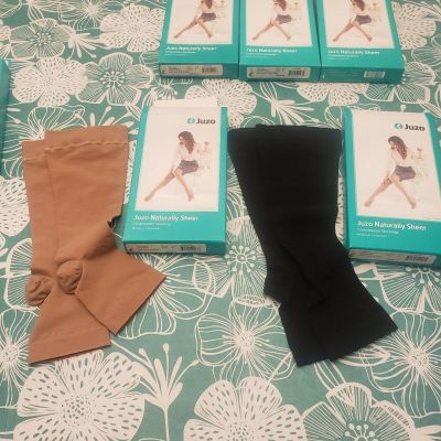 Juzo NATURALLY SHEER 2100 OT Knee High Stockings Compression 15-20 Size & Color