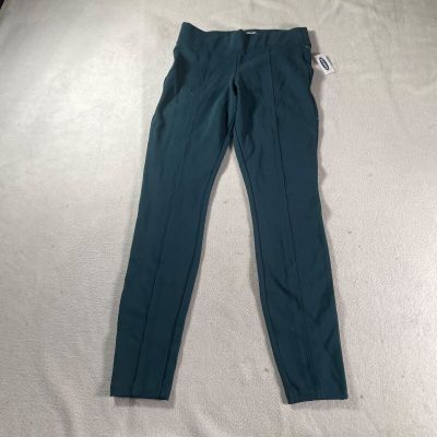 Old Navy Legging Womens Small Pants Green Pull On Compression Yoga Workout New