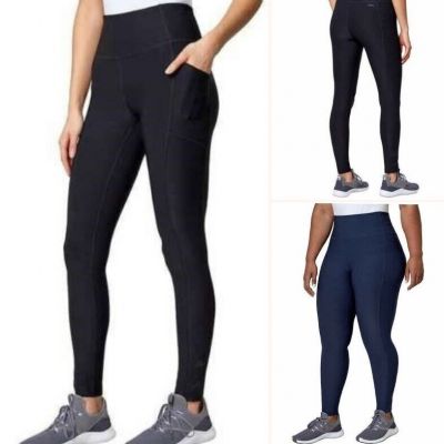 Mondetta Ladies Leggings Active Athletic Sheer Pocket High Waist