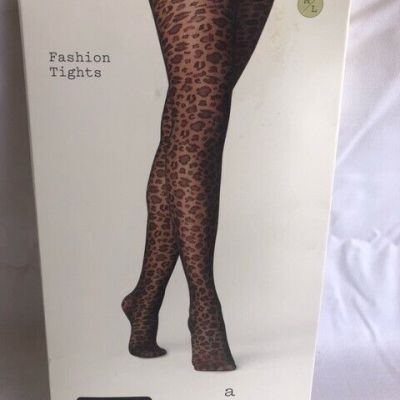 A New Day Women's Sheer Tights Leopard Size M/L
