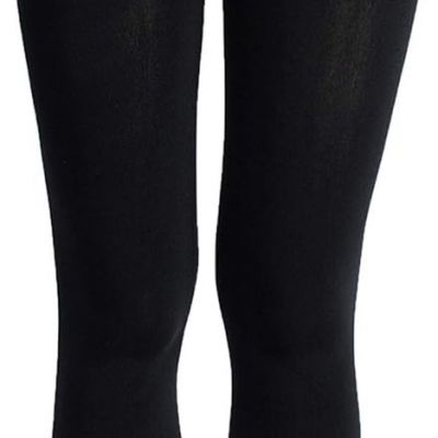 Womens Fleece Lined Tights 160D - Classic Winter Thermal Opaque Tights