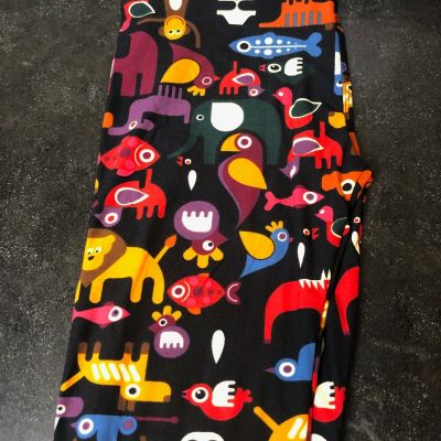 LuLaRoe 2019 Launch One Size (OS) Leggings | Bright and Colorful Cute Pets