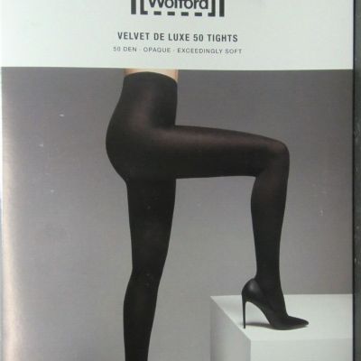 Wolford Women's Velvet De Luxe 50 Tights S (8-10) Black