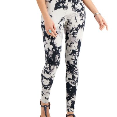 MSRP $20 Style & Co Printed Leggings Charcoal Size Small