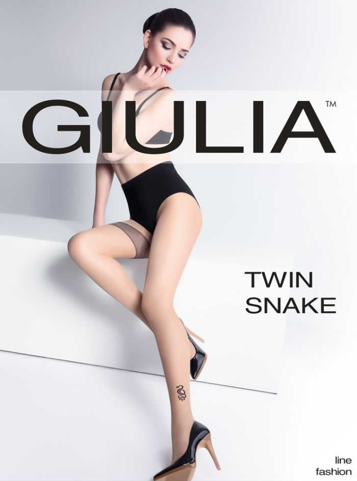 Giulia Twin Snake Tights 20 Denier Thickness, Fantasy special collection | Pantyhose Library