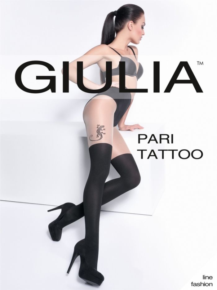 Giulia Pari Tatoo Model8 Tights Lizzard 60 Denier Thickness, Fantasy special collection | Pantyhose Library