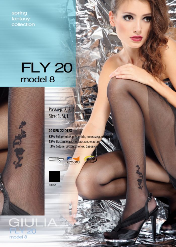 Giulia Fly 20 Model 8 20 Denier Thickness, SS Fantasy 2013 | Pantyhose Library