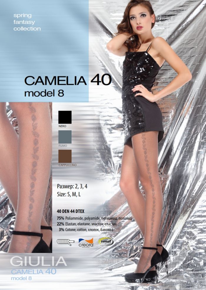 Giulia Camelia 40 Model 8 40 Denier Thickness, SS Fantasy 2013 | Pantyhose Library