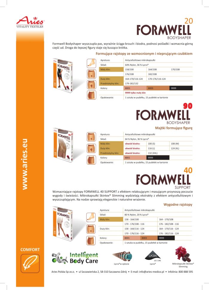 Aries Formwell Bodyshaper  Comfort 2015 | Pantyhose Library