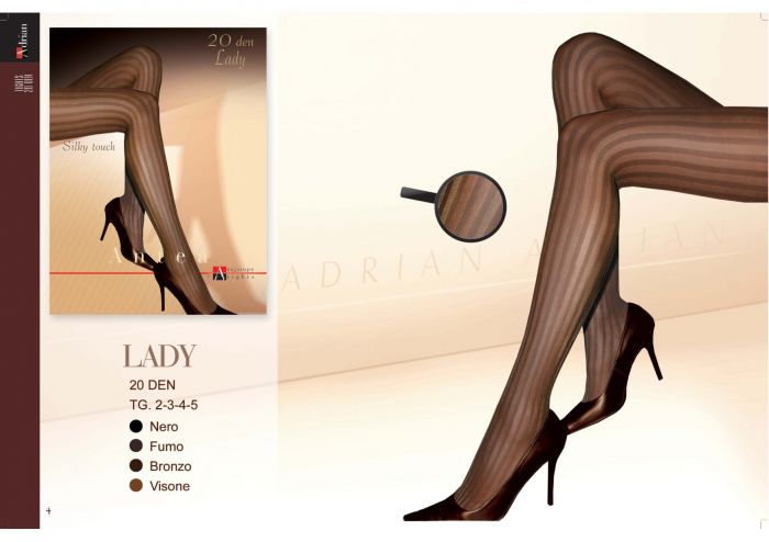 Adrian Lady Silky Touch 20 Denier Thickness, Fantasy | Pantyhose Library