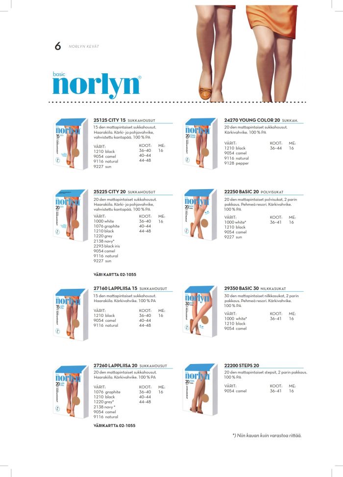 Norlyn Basic Collection  SS 2016 | Pantyhose Library
