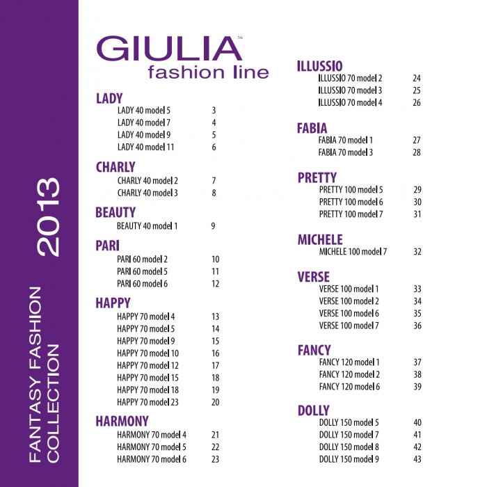 Giulia Giulia-fashion-line-2013-2  Fashion Line 2013 | Pantyhose Library