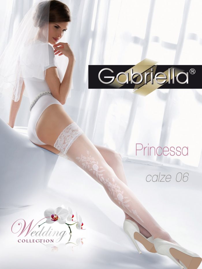 Gabriella Princessa Calze 06  Wedding Calze | Pantyhose Library